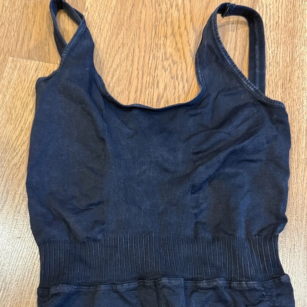 Free People Good Karma Onesie XS/S Black Sleeveless Jumpsuit - Picture 5 of 8